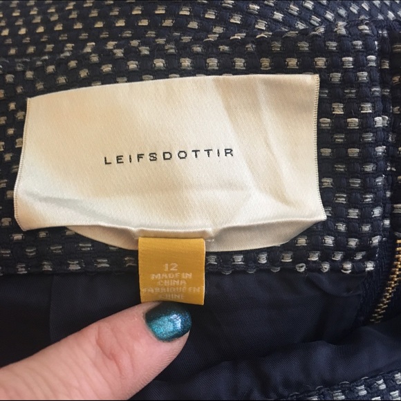 Bow polka dot tweed Skirt from Anthropologie - Picture 5 of 6